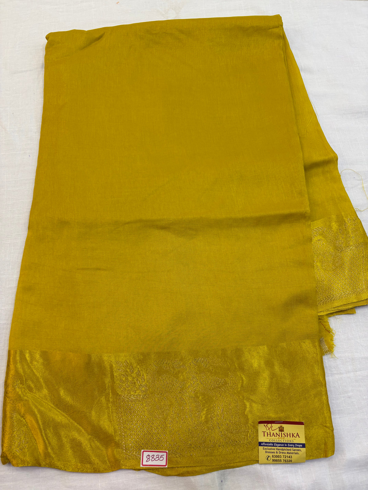 HO Satin Border Saree