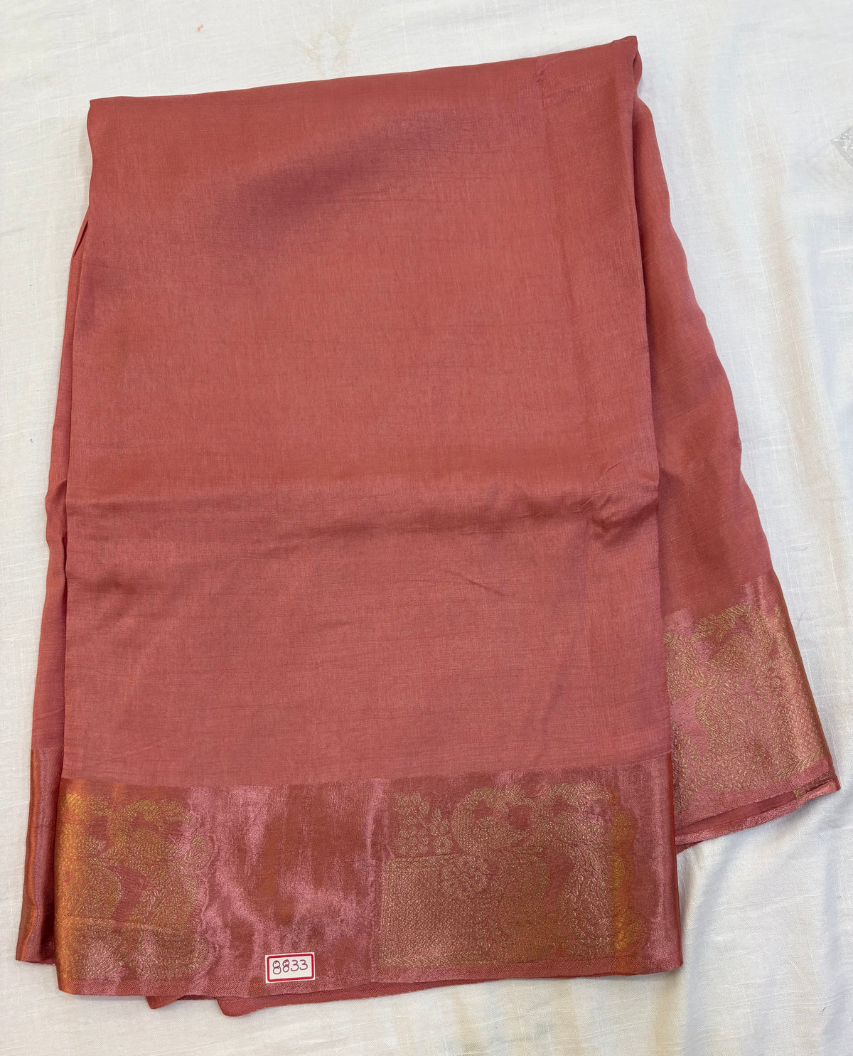 HO Satin Border Saree