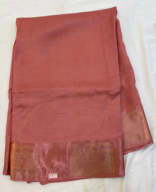 HO Satin Border Saree