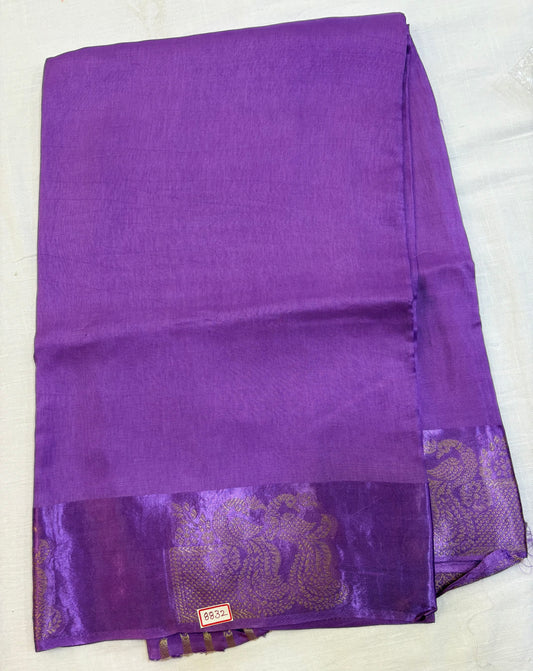 HO Satin Border Saree