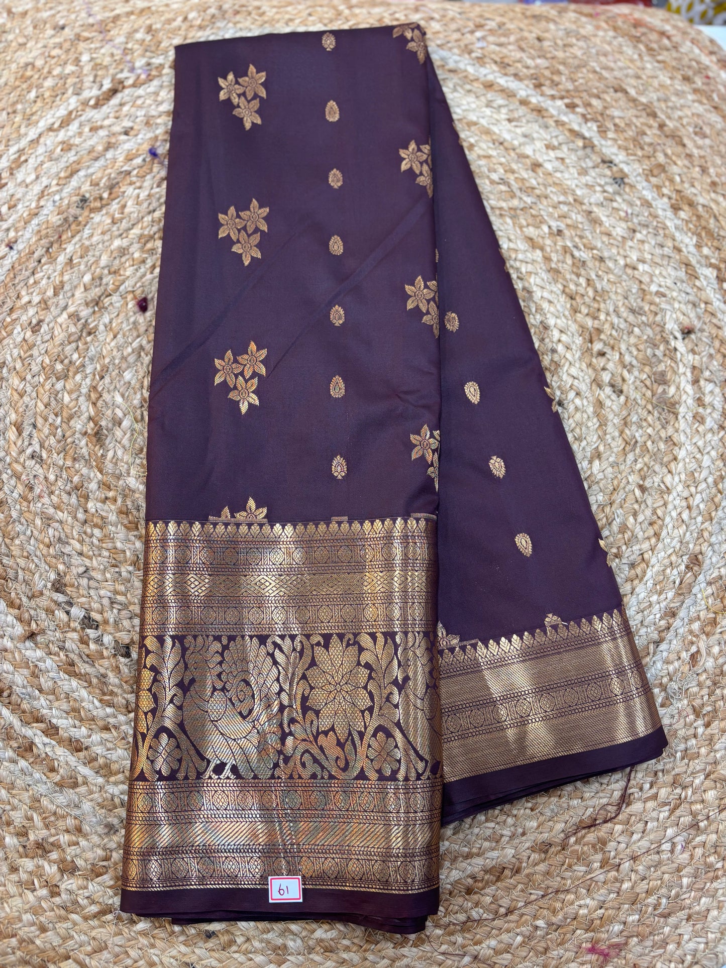 Semi Kanchi Butta Sarees