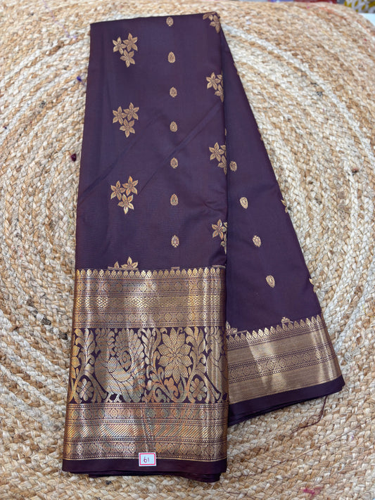 Semi Kanchi Butta Sarees