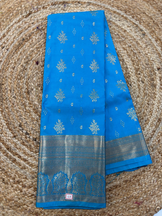 Semi Kanchi Butta Sarees