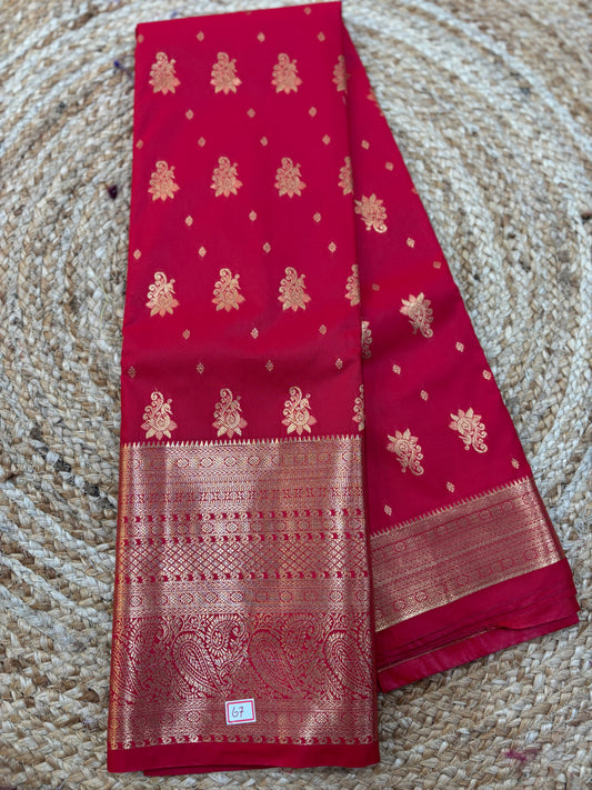 Semi Kanchi Butta Sarees