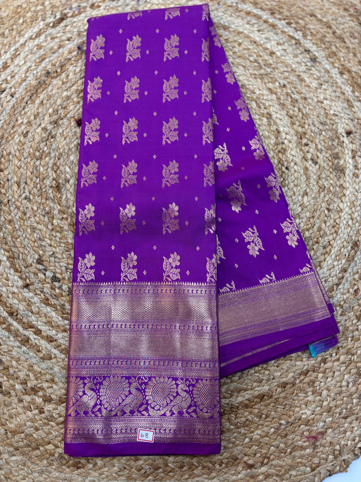 Semi Kanchi Butta Sarees