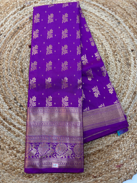 Semi Kanchi Butta Sarees