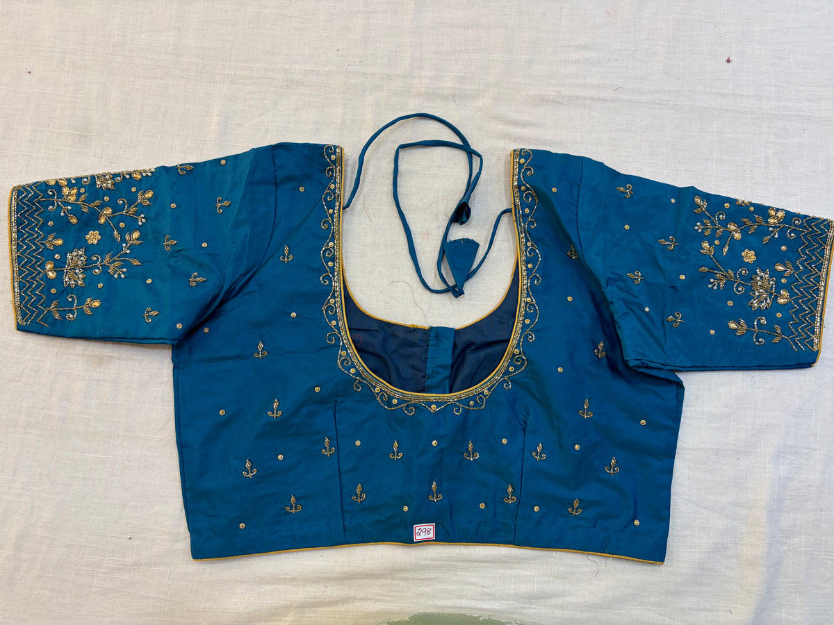 Readymade Maggam work blouse - Fully Stitched