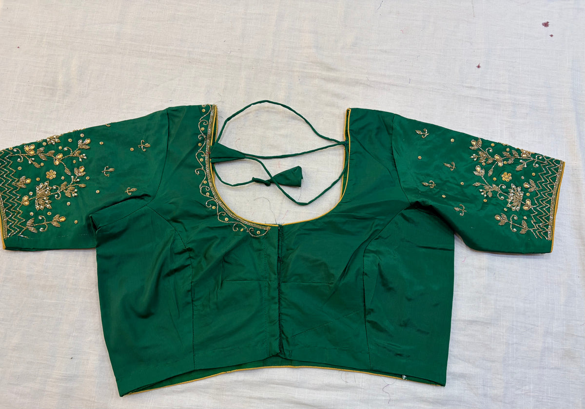 Readymade Maggam work blouse - Fully Stitched