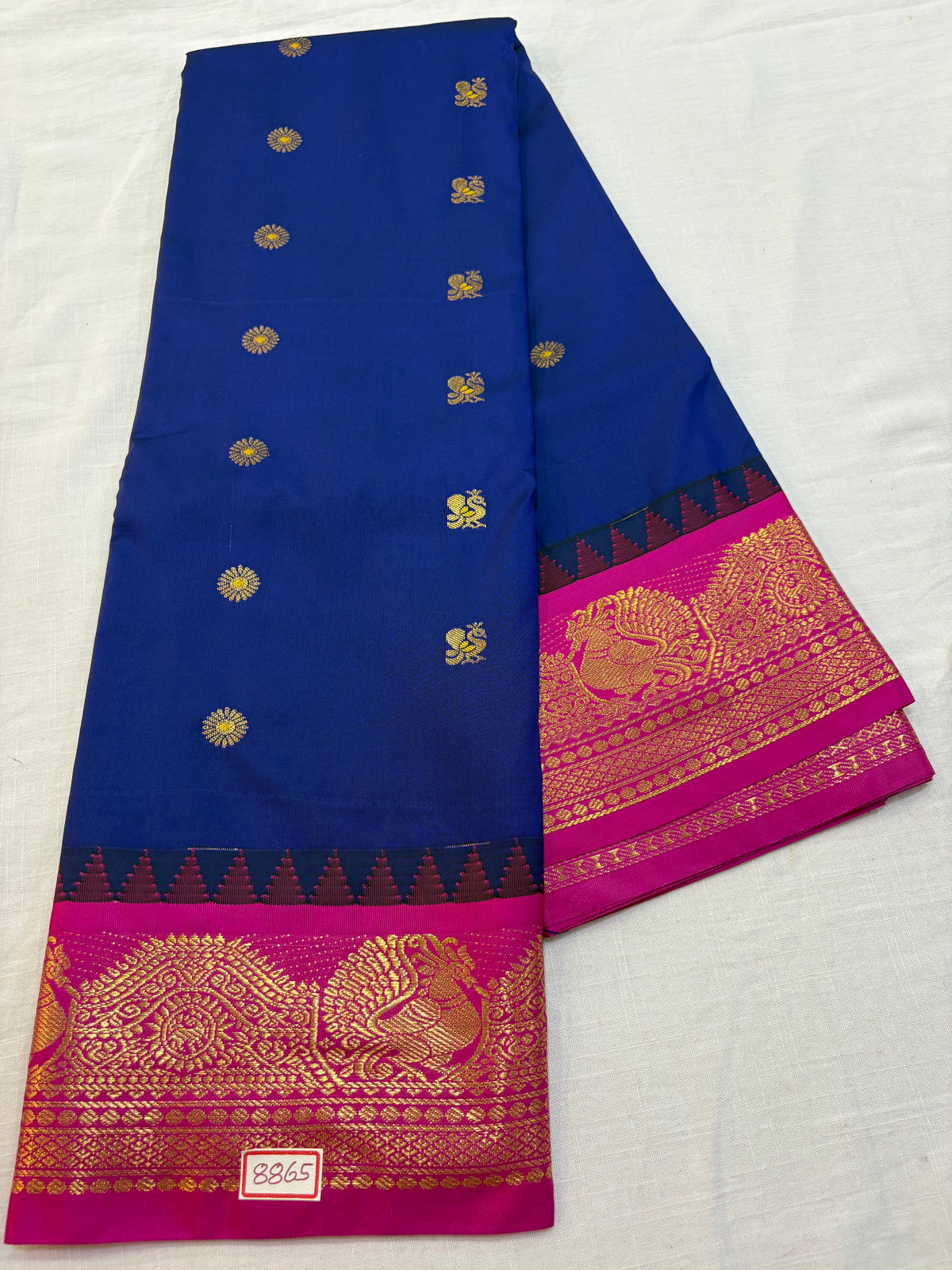 Semi Gadwal Silk Small Border Saree