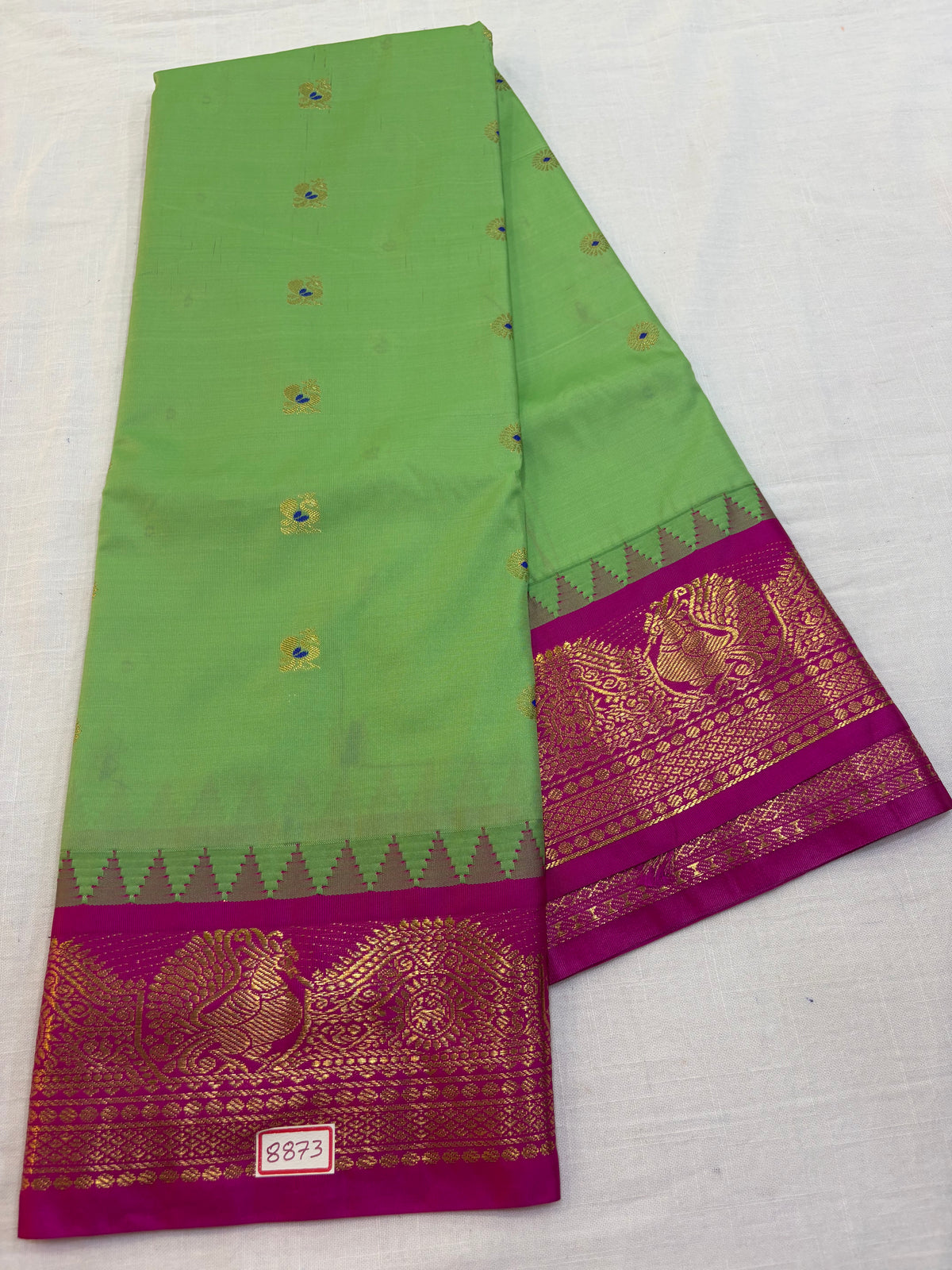 Semi Gadwal Silk Small Border Saree