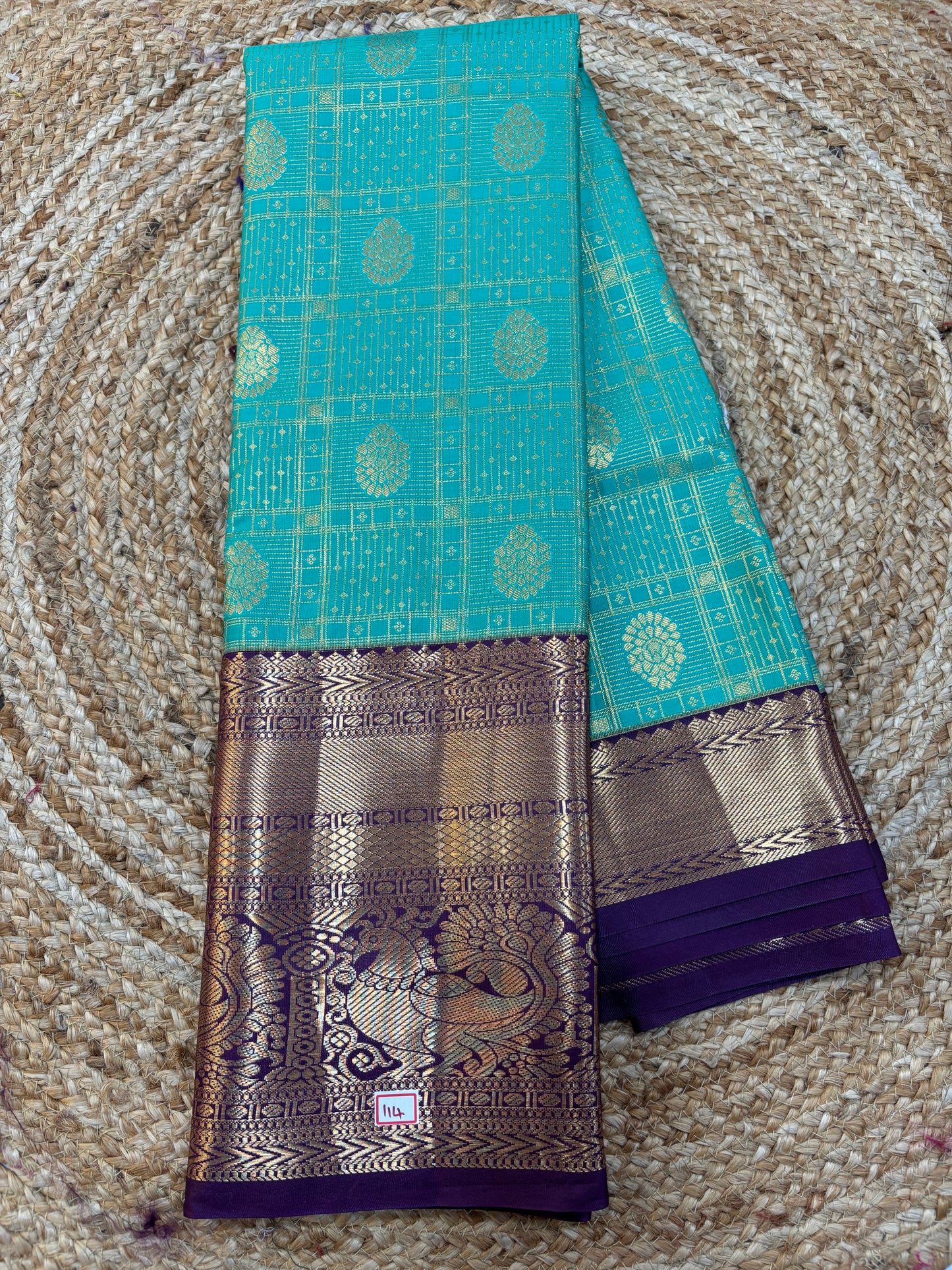 Semi Kanchi pattu Kuttu border sarees