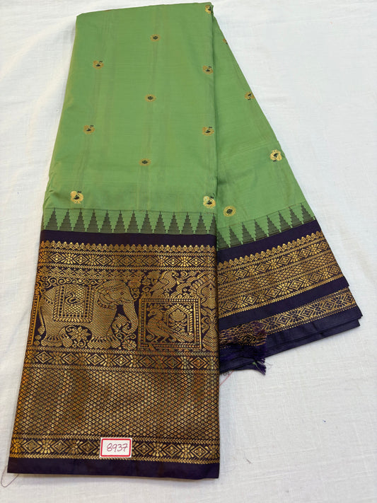 Semi Gadwal Silk Big Border Saree
