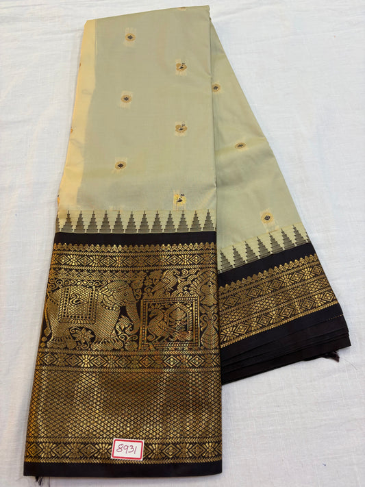 Semi Gadwal Silk Big Border Saree