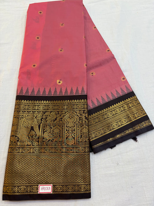 Semi Gadwal Silk Big Border Saree