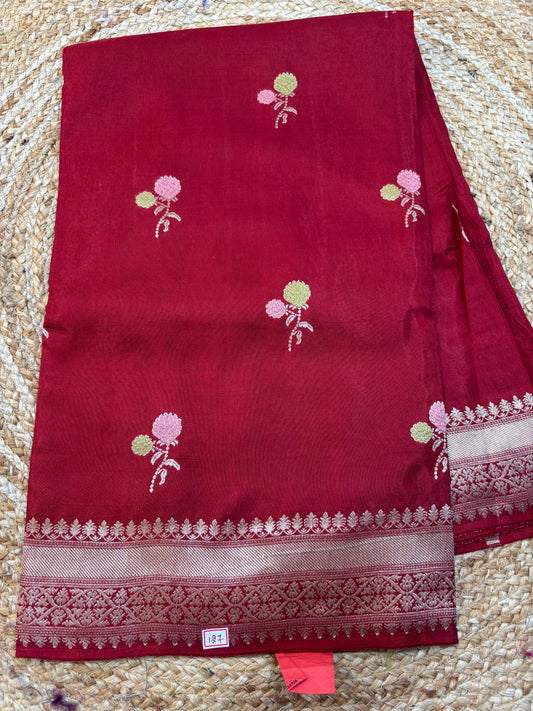 Russian  Crepe saree