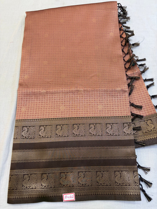 Vintage Checks Pattu - Soft Silk