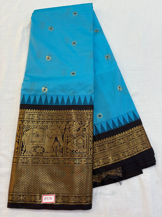 Semi Gadwal Silk Big Border Saree