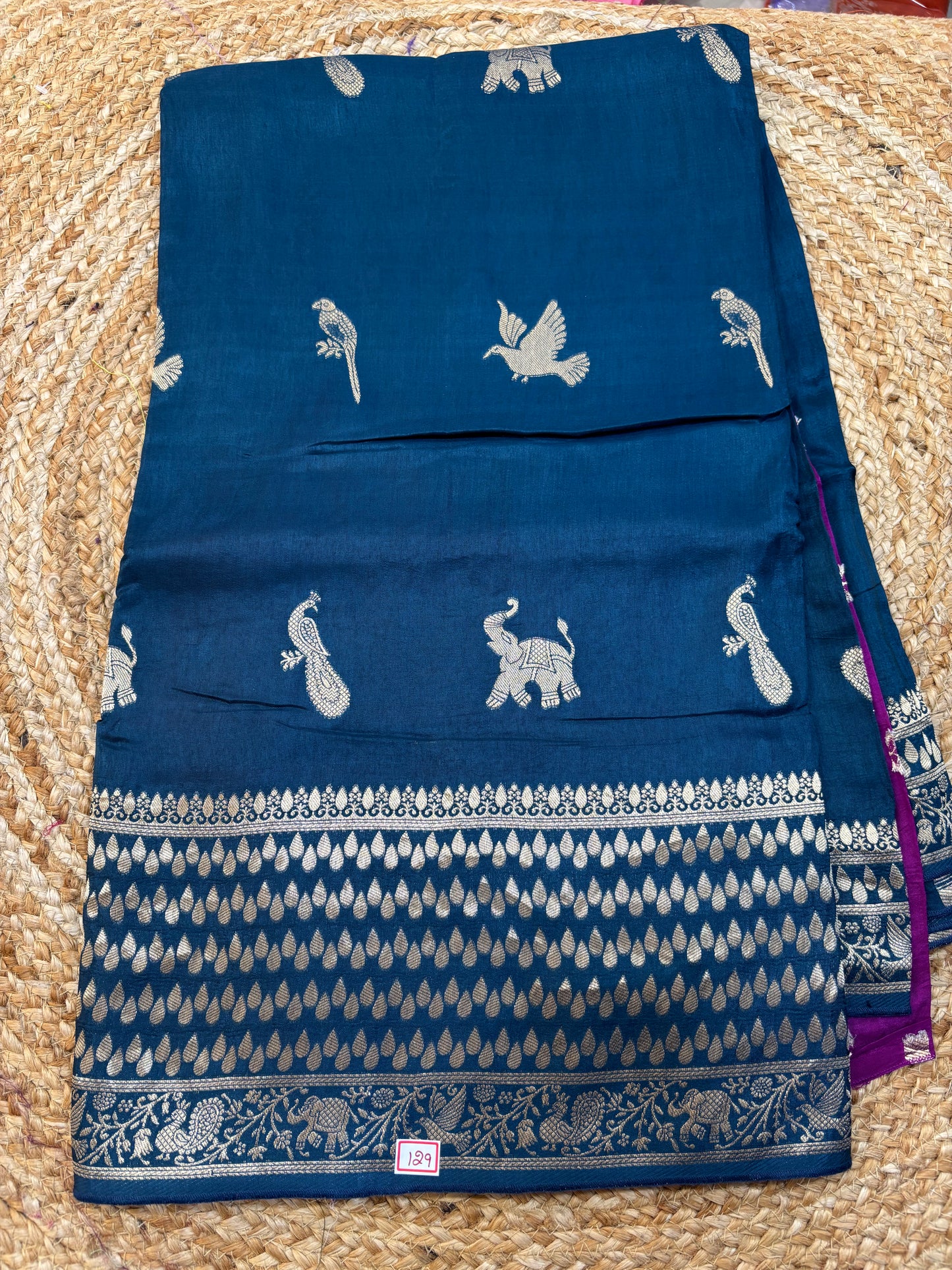 Russian  Crepe saree