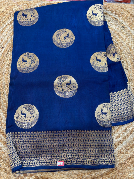 Russian  Crepe saree
