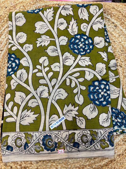 Kalamkari Cotton Saree
