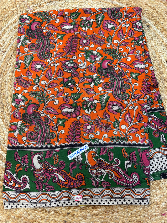 Kalamkari Cotton Saree
