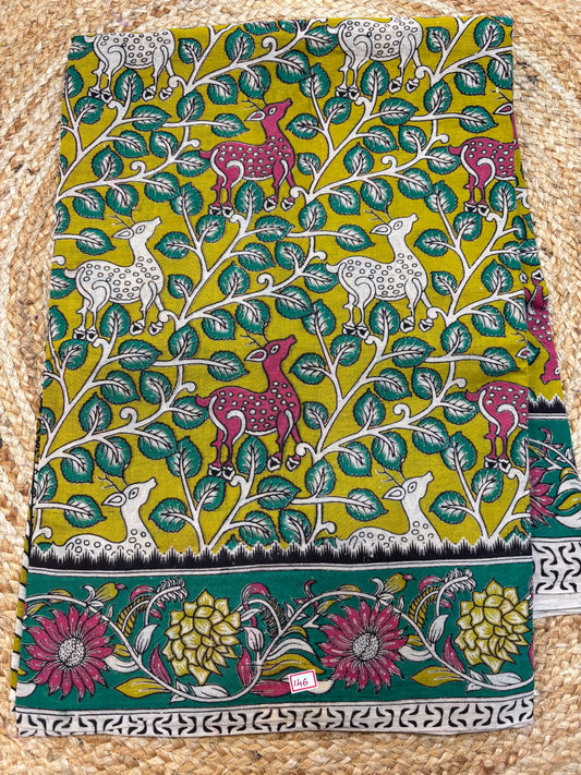 Kalamkari Cotton Saree