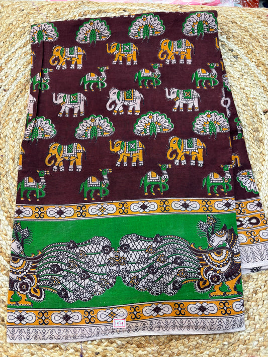 Kalamkari Cotton Saree