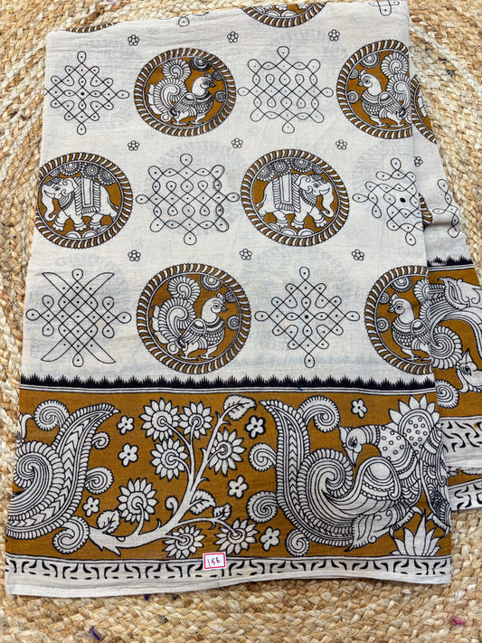 Kalamkari Cotton Saree