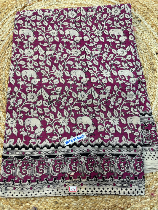 Kalamkari Cotton Saree