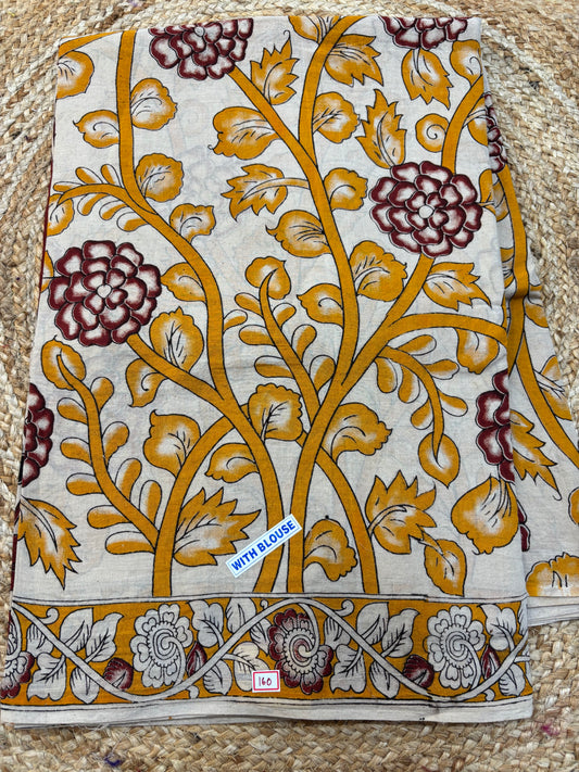 Kalamkari Cotton Saree