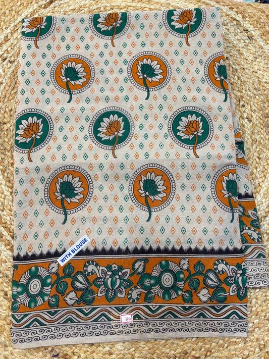 Kalamkari Cotton Saree