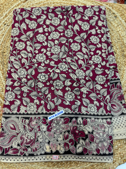 Kalamkari Cotton Saree