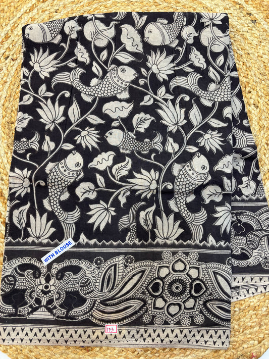 Kalamkari Cotton Saree