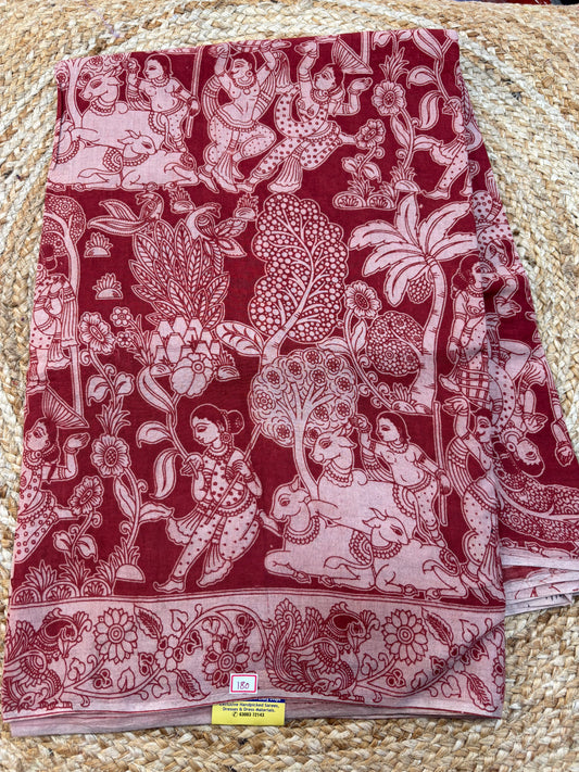 Kalamkari Cotton Saree
