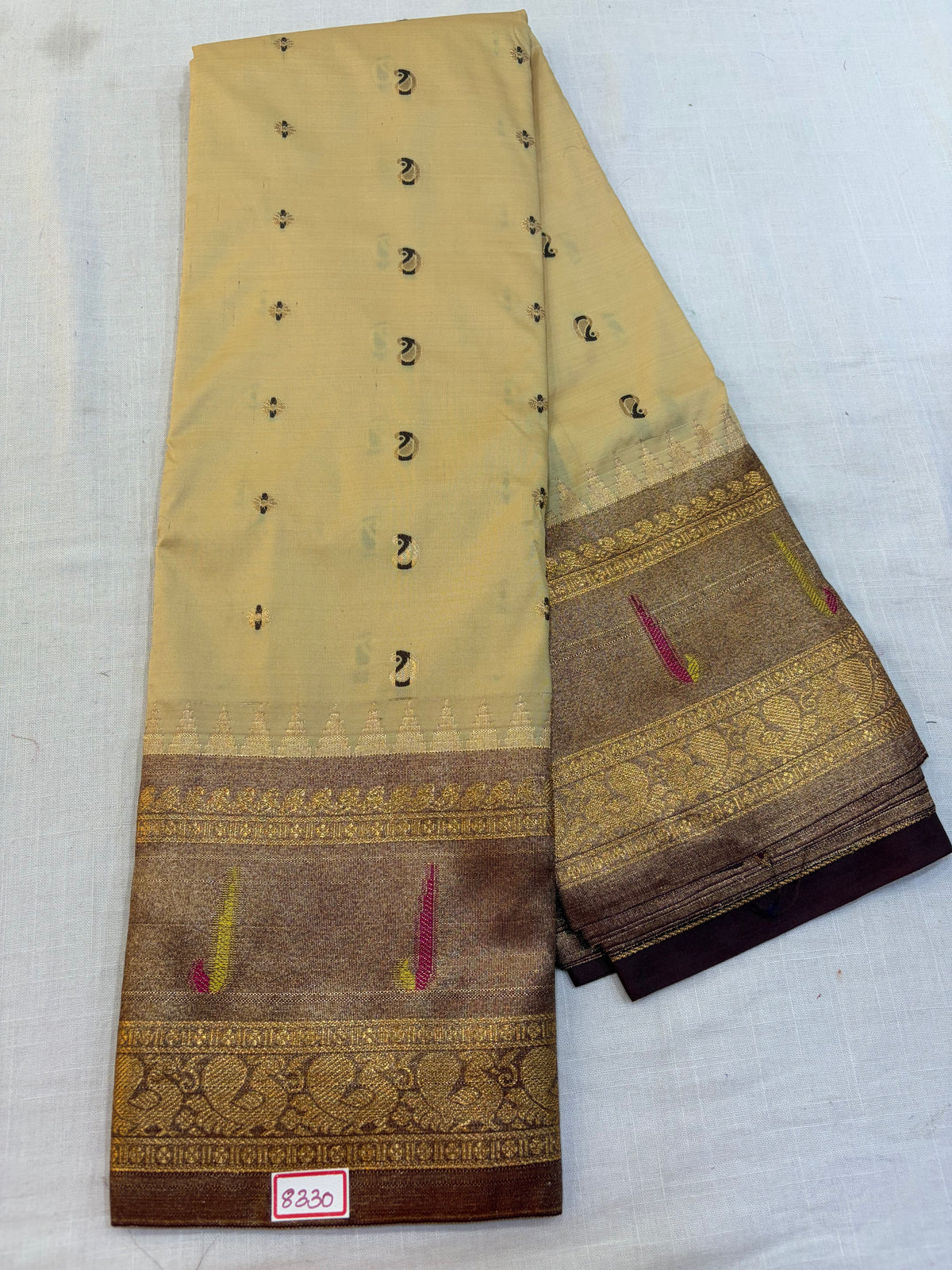 Semi Gadwal paithani tissue saree