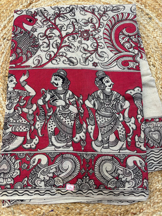 Kalamkari Cotton Saree