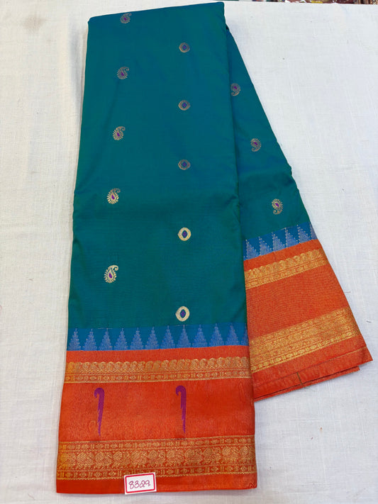Semi Gadwal paithani tissue saree