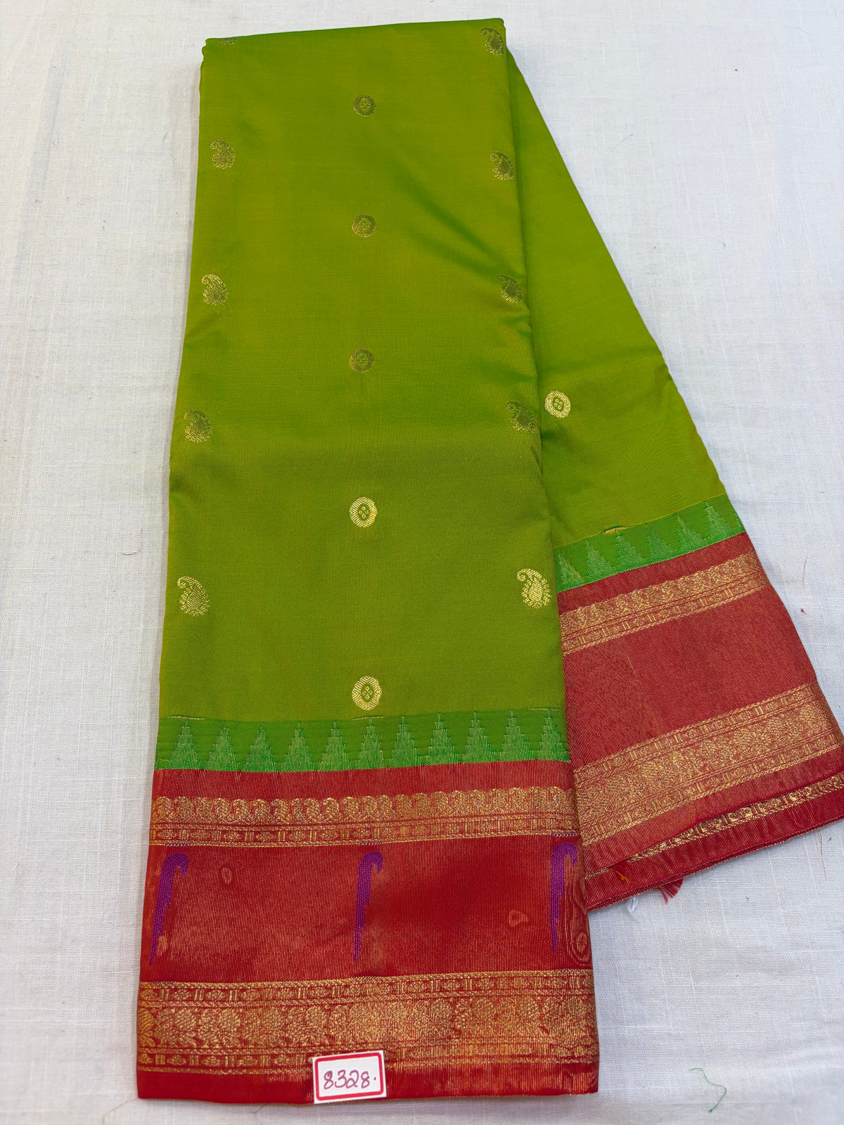 Semi Gadwal paithani tissue saree