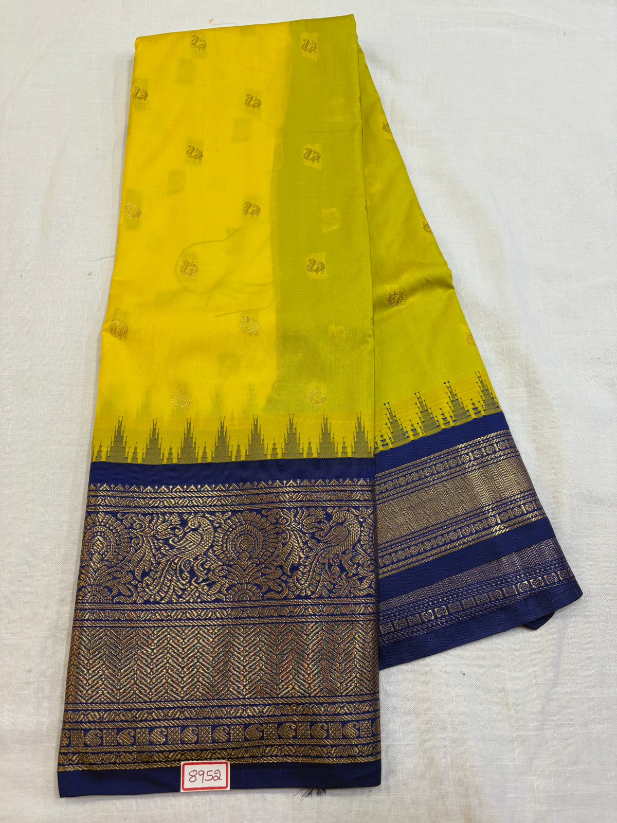 Semi Gadwal Silk Big Border Saree