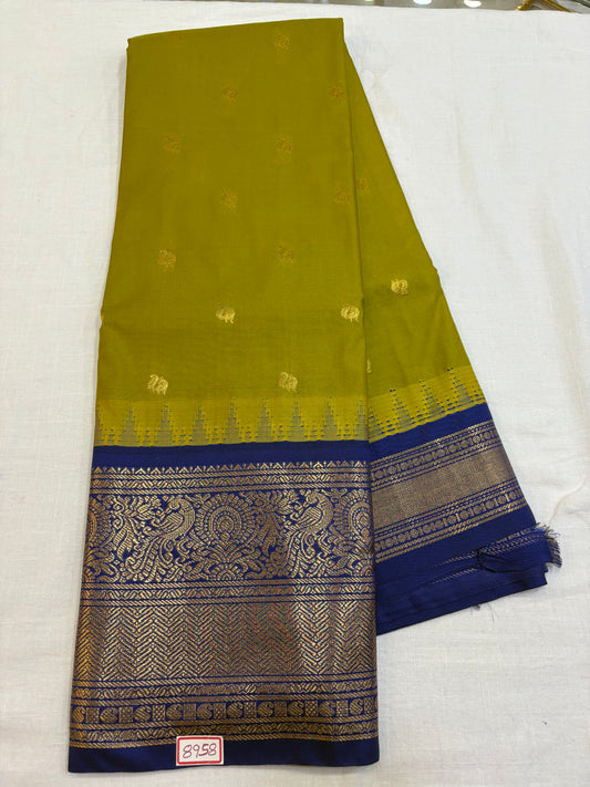 Semi Gadwal Silk Big Border Saree