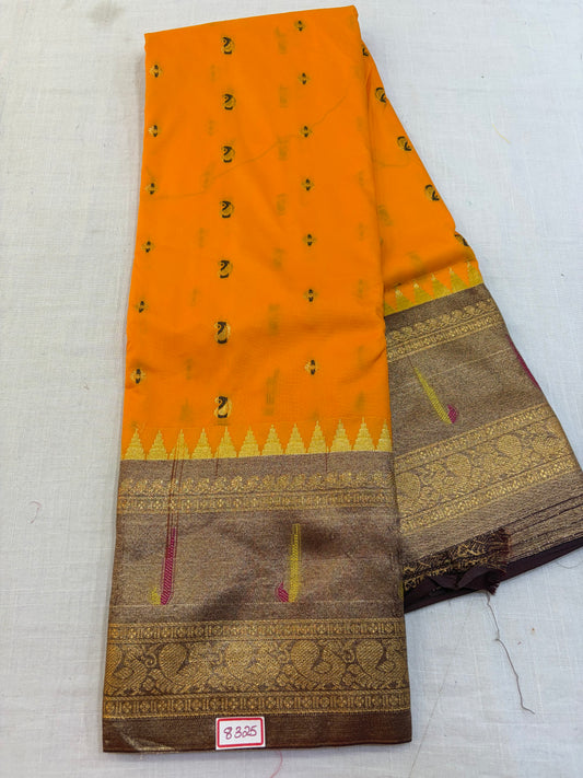 Semi Gadwal paithani tissue saree