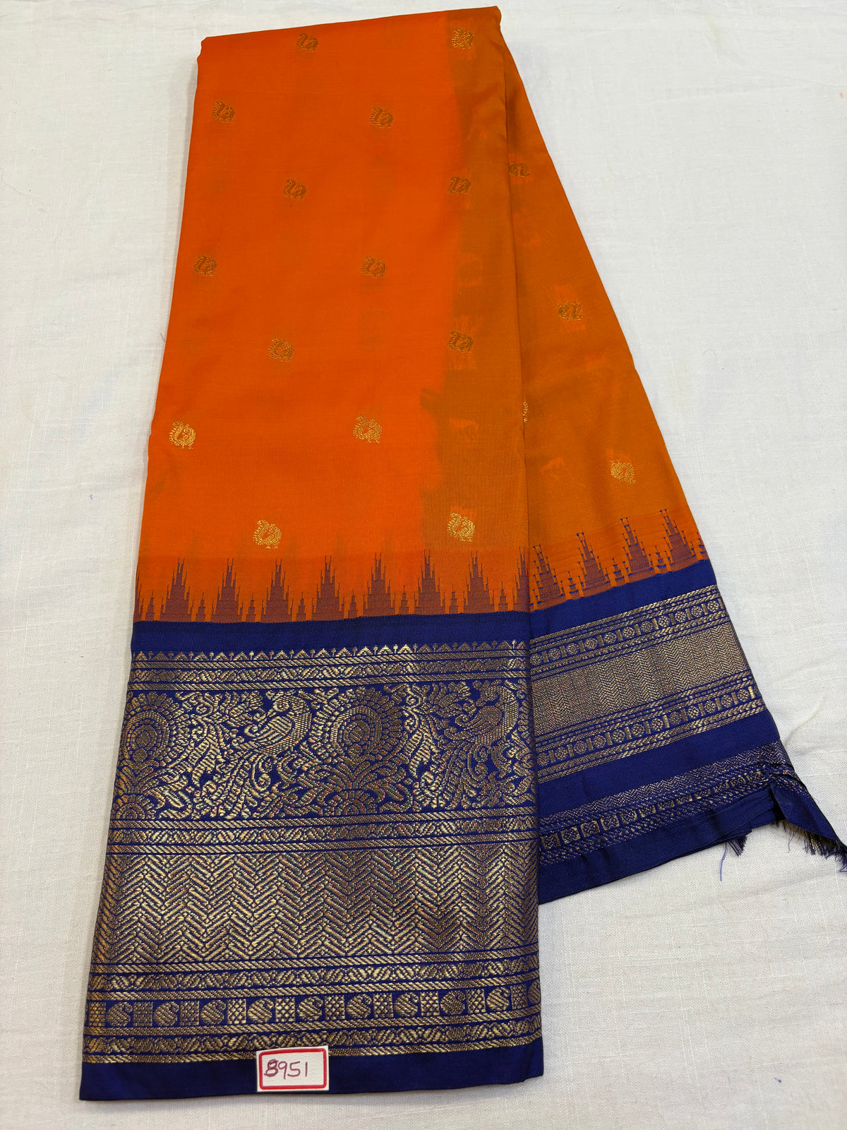 Semi Gadwal Silk Big Border Saree