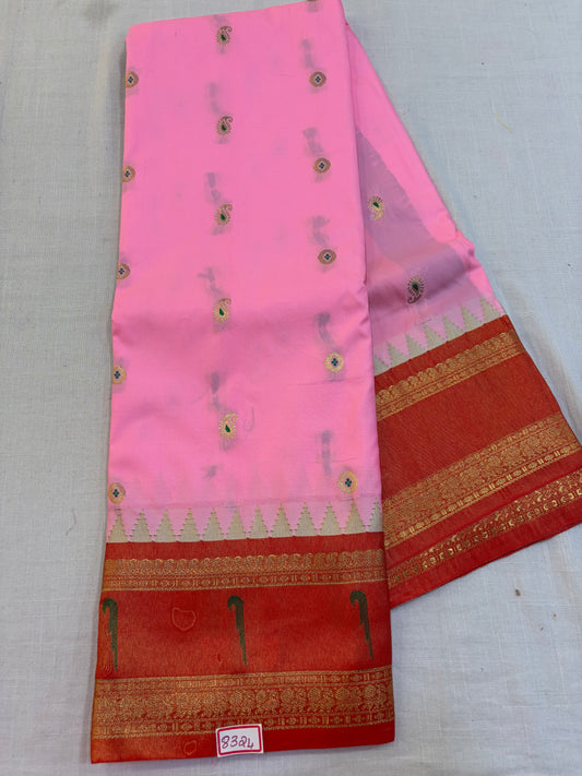 Semi Gadwal paithani tissue saree
