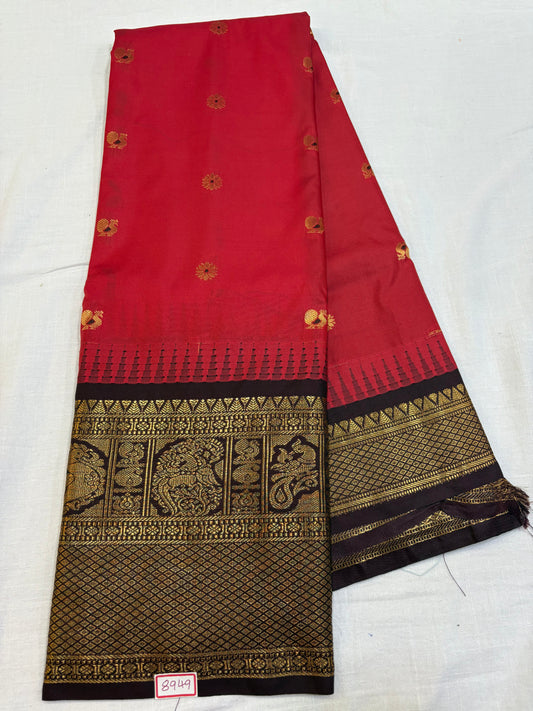 Semi Gadwal Silk Big Border Saree
