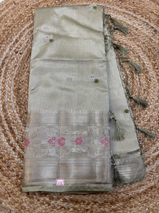 Green Mango Saree