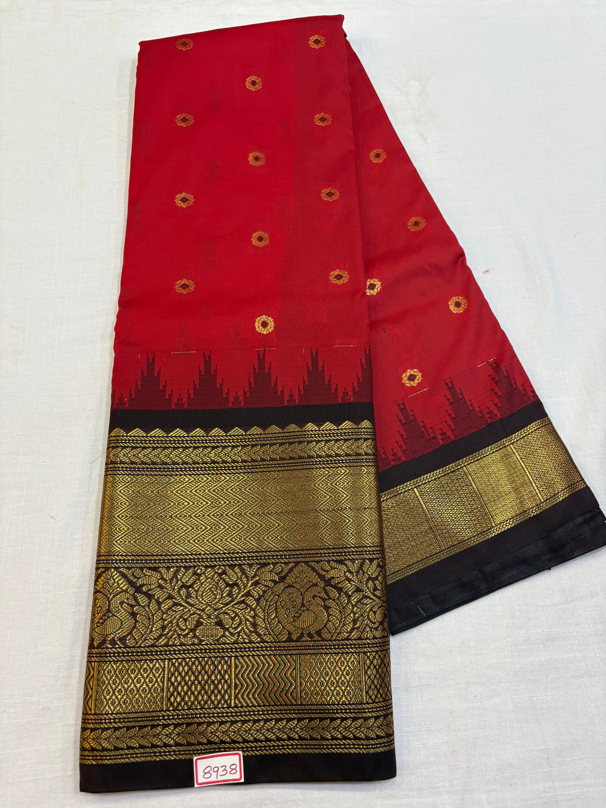 Semi Gadwal Silk Big Border Saree