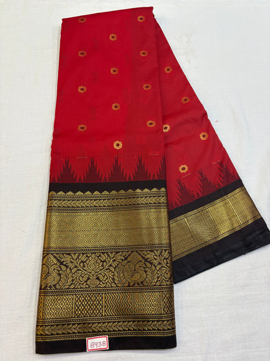 Semi Gadwal Silk Big Border Saree