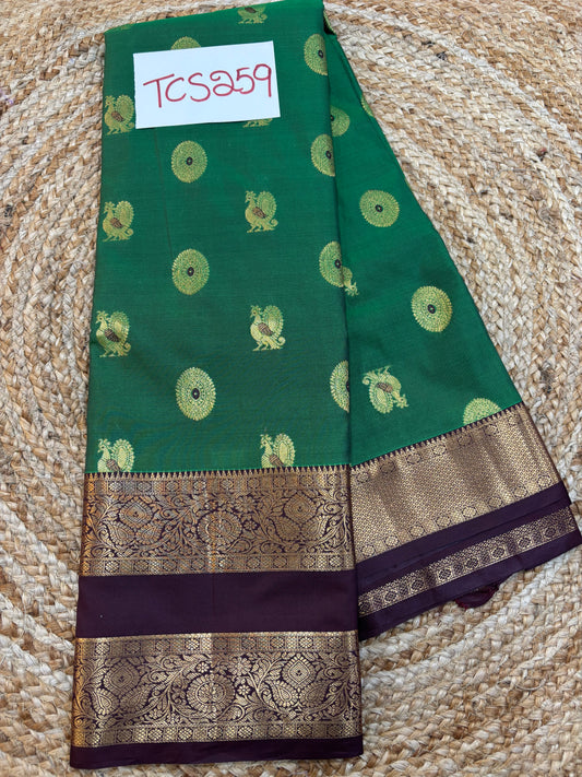 Semi Kanchi Butta Sarees