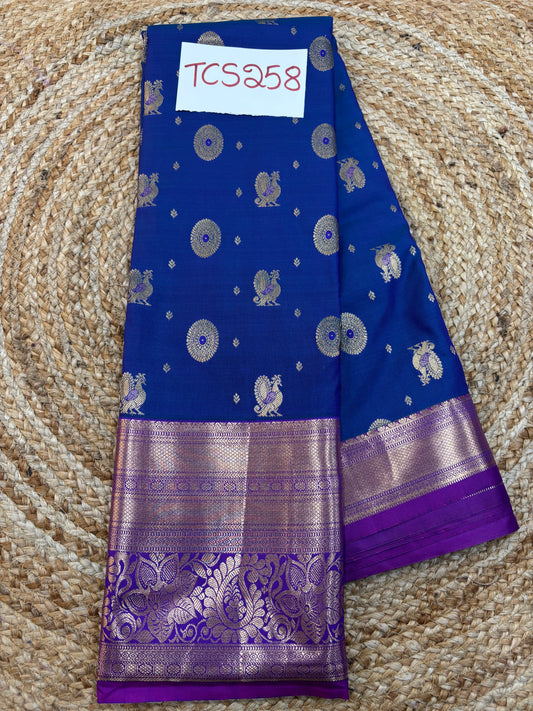 Semi Kanchi Butta Sarees