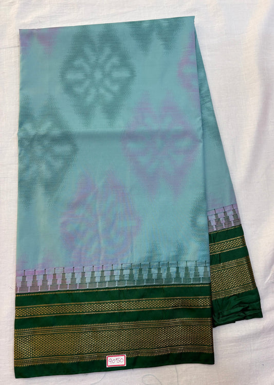Ikkat Weavng Semi Narayanpet Silk Sarees